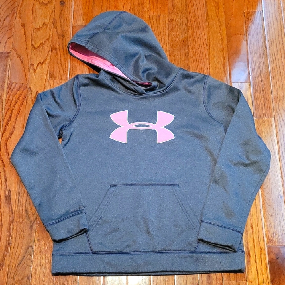 Girls under armour hooded sweatshirt